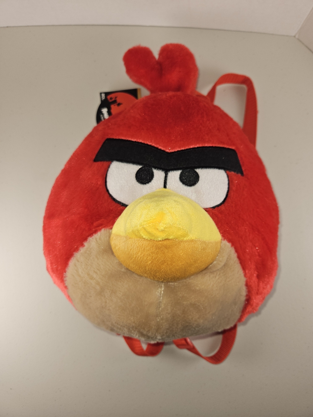 NWT Red Plush Angry Bird Kids Backpack - Soft Character Bag